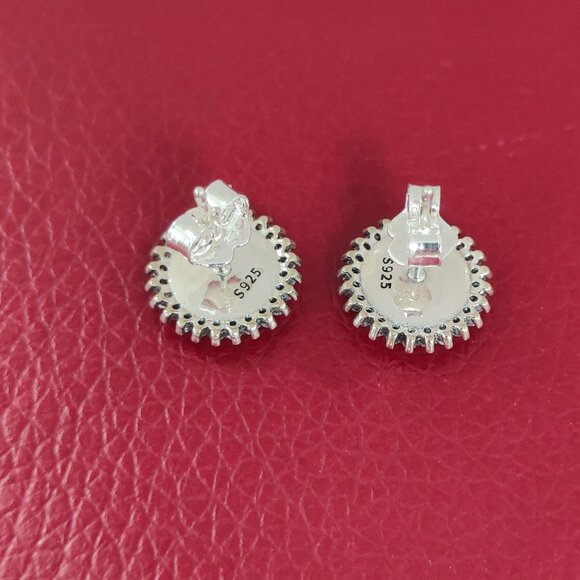 Kermit the Frog Stud Earring Round Earring S925 Sterling Silver - Picture 7 of 8